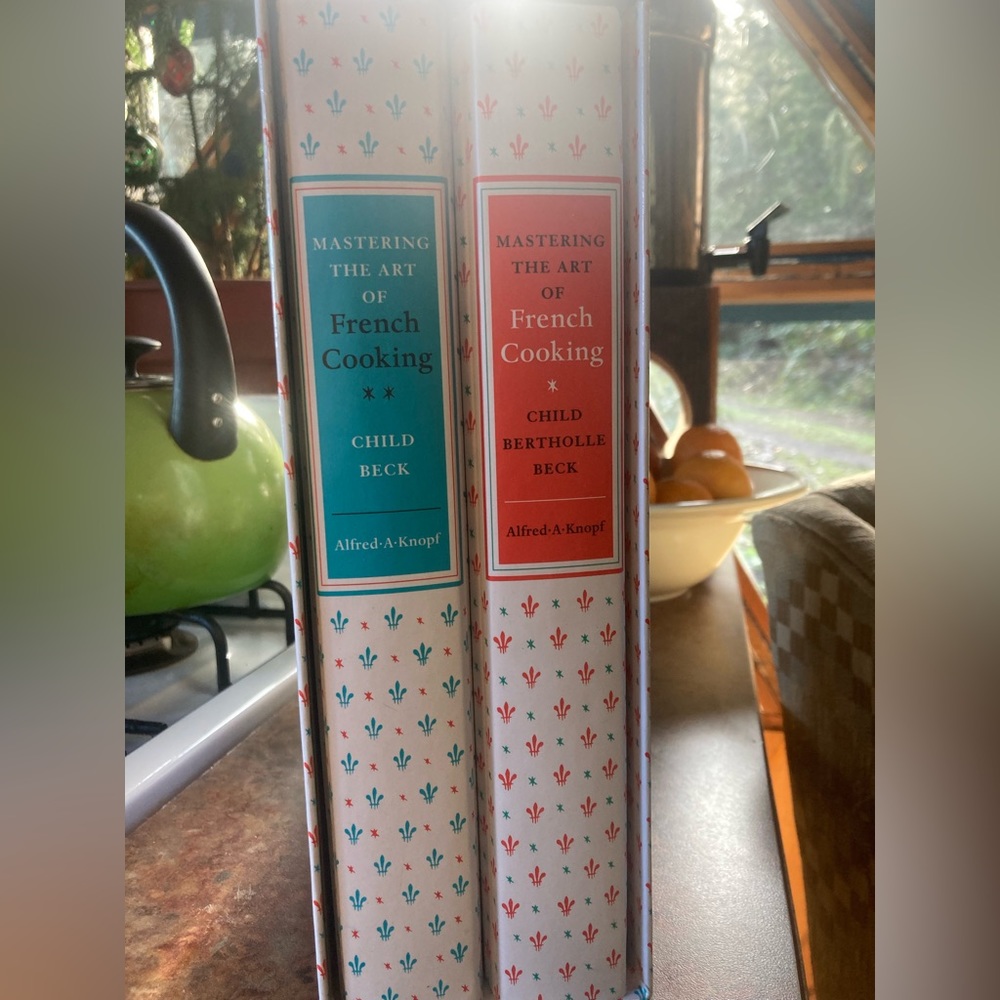 Two Volume Hardcover Set of Julia Child’s Mastering the Art of French Cooking